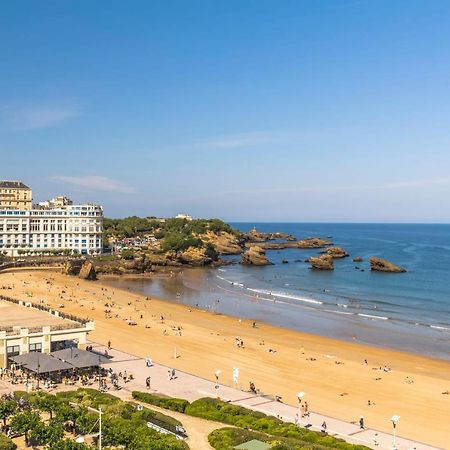 Nouvelle Vague Modern Ocean View Studio W Balcony - Swimming Pool Biarritz Bagian luar foto