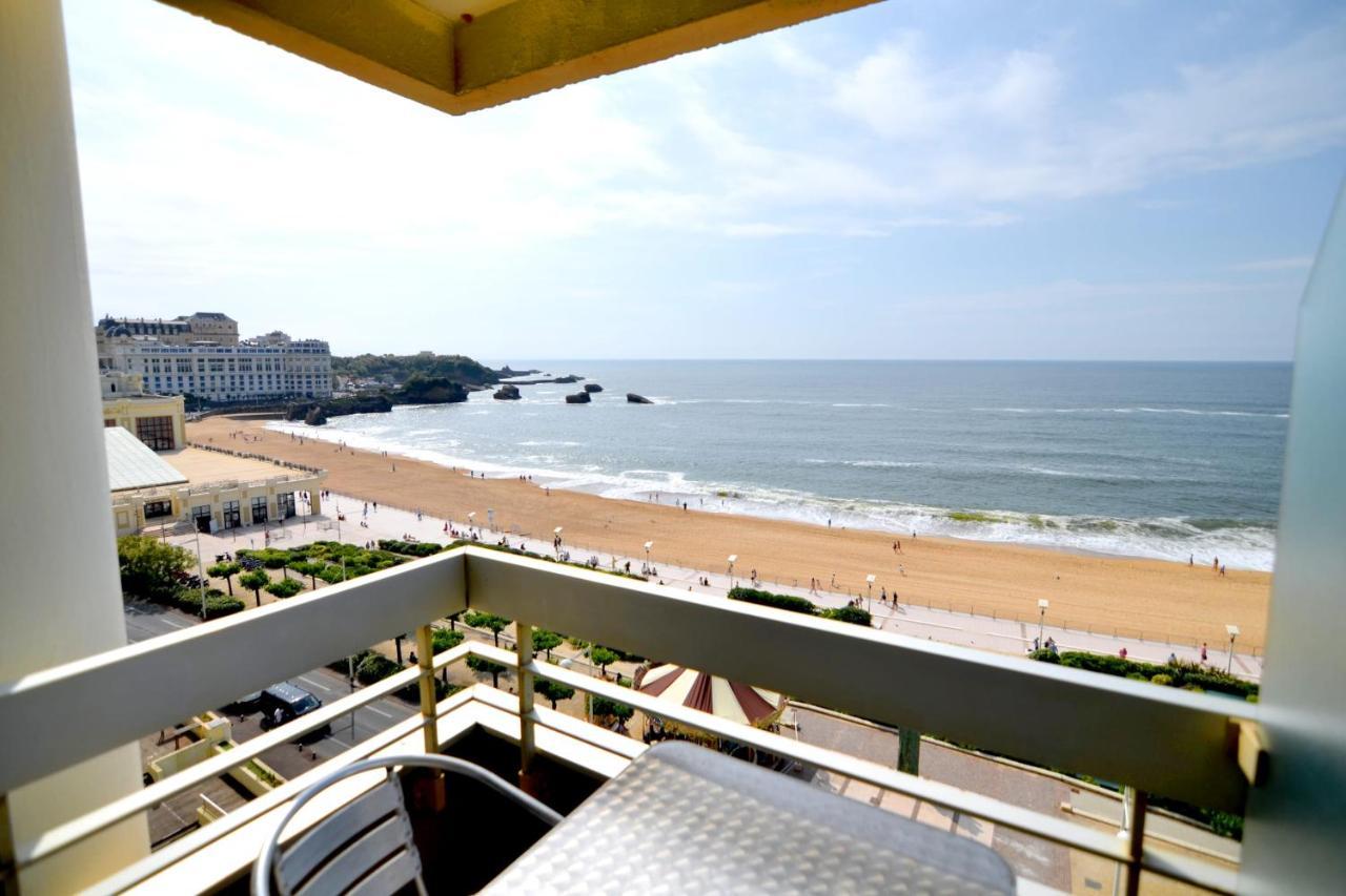 Nouvelle Vague Modern Ocean View Studio W Balcony - Swimming Pool Biarritz Bagian luar foto