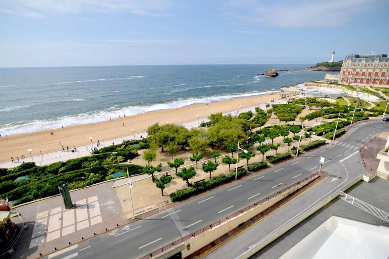 Nouvelle Vague Modern Ocean View Studio W Balcony - Swimming Pool Biarritz Bagian luar foto
