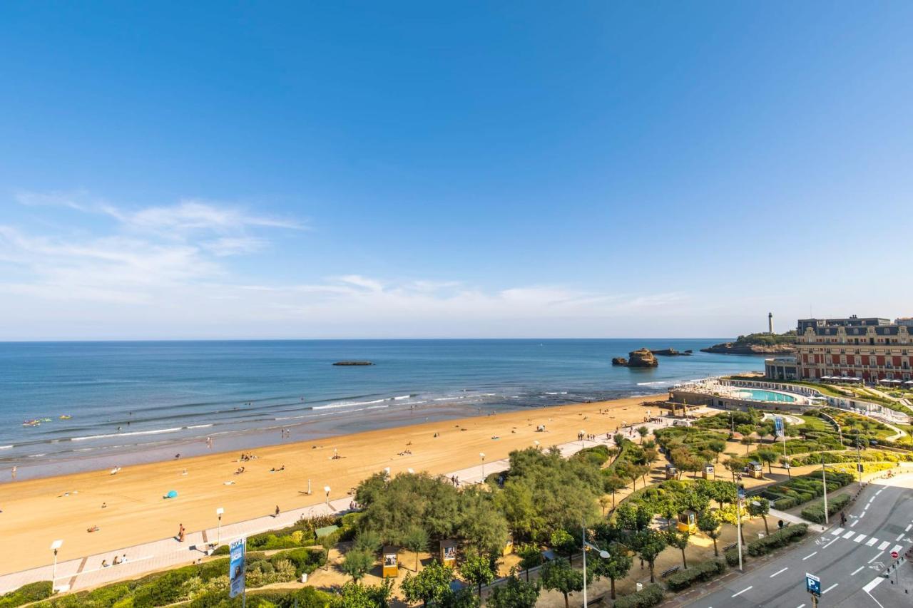 Nouvelle Vague Modern Ocean View Studio W Balcony - Swimming Pool Biarritz Bagian luar foto